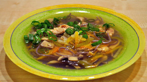 Куриный суп по китайским мотивам