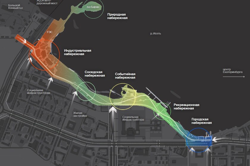 На берегу Верх-Исетского пруда появятся детские площадки, бульвар для прогулок и каток 