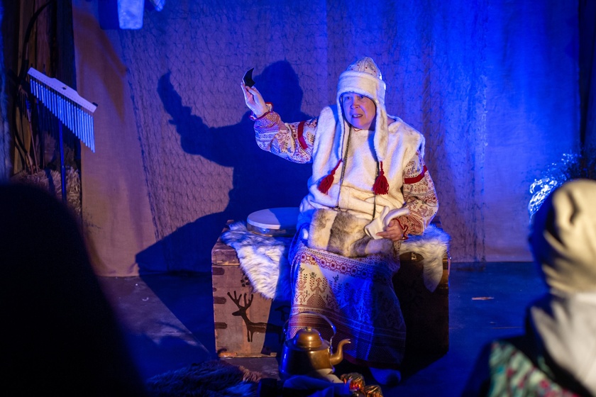 Премьера спектакля «Сны о Лапландии» в саду музея П. П. Бажова